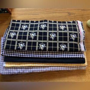 9 yards coordinating flannel Pittsburgh Penguins